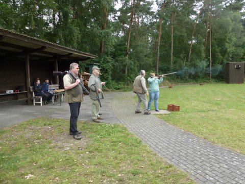Übungsschießen 2014 auf dem Butterpatt