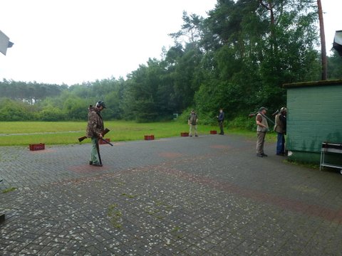 Übungsschießen auf dem Butterpatt